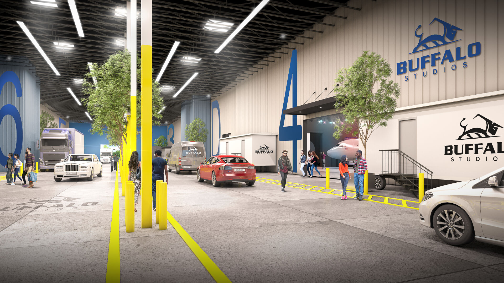 Buffalo Studios Breezeway